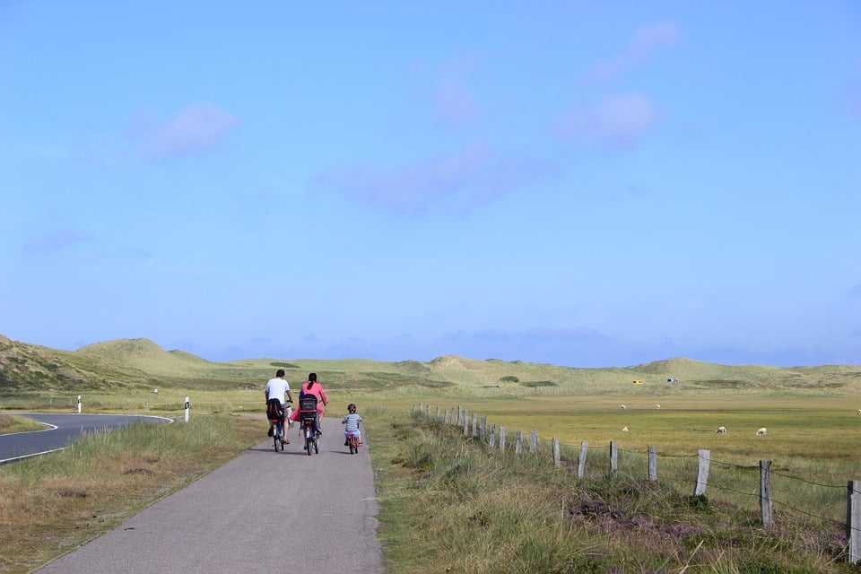 Vacances à vélo et en famille